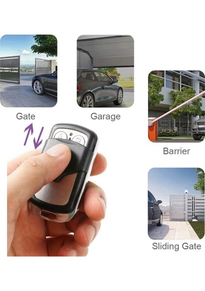 Garaj Kapısı Uzaktan Kumandası Çoğaltıcı 433MHZ Uzaktan Kumanda Çoğaltıcı 8/10 Dıp Anahtarıyla Uyumlu, Sabit Kodlu Kapı Açacağı (Yurt Dışından) indirimleri