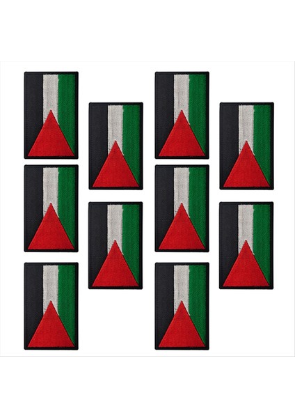 Açık Hava Için Nakışlı Rozet Üzerine 10 Adet Filistin Bayrağı Yamalı Kol Bandı (Yurt Dışından) fiyatları