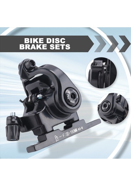 Racework Bisiklet Disk Fren Kaliperi 160 mm Ön Arka Bisiklet Kelepçe Freni (Yurt Dışından) indirimleri