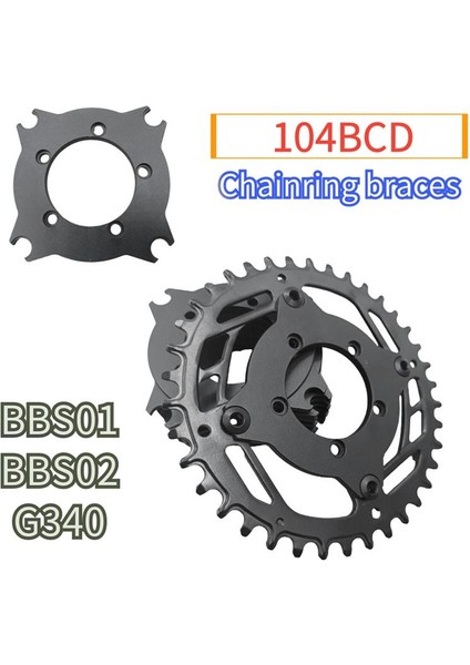 BAFANG-36T Için 104BCD Zincir Dişlisi Örümcek Dönüştürücü (Yurt Dışından) indirimleri