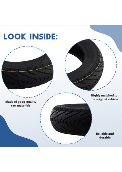 Ninebot Max G30 Elektrikli Scooter 60/70-6.5 Için 10 Inç Tubeless Lastik (Yurt Dışından) indirimleri