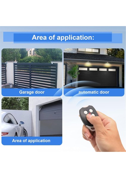 433.92MHZ Garaj Kapısı Açacağı, Ditec Gol4, Bıxlg4, Bıxlp2, , El Tipi Verici Için 2 Adet Garaj Kapısı Uzaktan Kumandası (Yurt Dışından) fırsatları