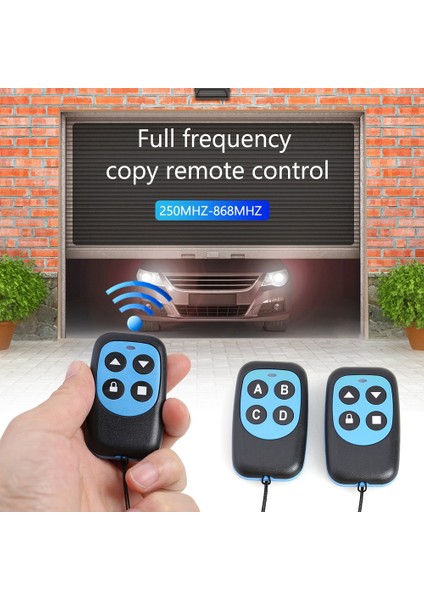 315MHZ Klonlama Teksir Çoklu Frekans Mesafe Uzaktan Kumanda Garaj Kapısı Kablosuz Copy-B Için Sabit Haddeleme Kodu (Yurt Dışından) fiyatları