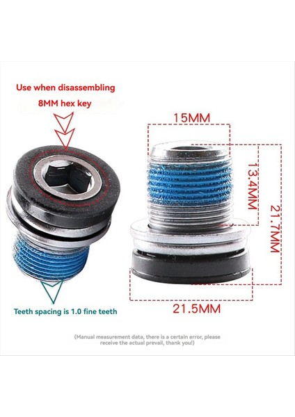 M12 Toz Geçirmez Bisiklet Merkez Şaft Vidası Spline Merkez Şaft Vidası (Yurt Dışından) modelleri