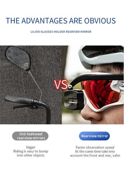 360 Derece Ayarlanabilir Mtb Yol Bisikleti Gözlük Dikiz Aynası Evrensel Pro Bisiklet Ultra Hafif Kask Dikiz Aynası (Yurt Dışından) fiyatları