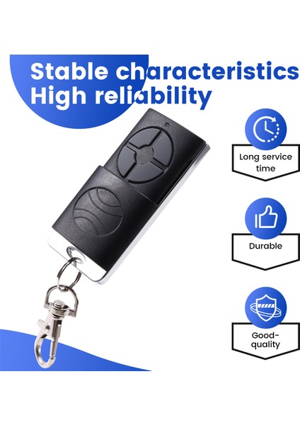 433MHZ 4-Anahtarlı Garaj El Tipi Verici Kapı Açacağı Uyumlu Kablosuz Evrensel Garaj Kapısı Uzaktan Kumanda Vericisi (Yurt Dışından) fırsatları