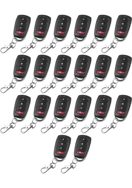 433MHZ Kopyalama Uzaktan Kumanda Elektrikli Garaj Kapısı Açacağı Kablosuz Kontrol Cihazı Çoğaltıcı Klonlama Kod Vericisi 20 Adet (Yurt Dışından)