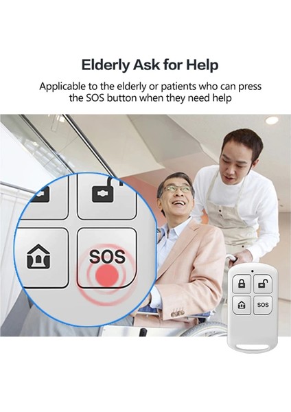 433MHZ Kablosuz Uzaktan Kumanda, Ev Hırsızlık Önleme Güvenliği Için Uygundur, Çeşitli Alarmlarla Donatılabilir (Yurt Dışından) indirimleri