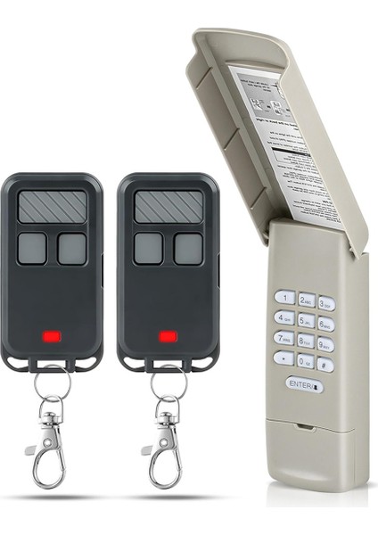 2 Adet 890MAX Garaj Kapısı Uzaktan Kumandası, 877MAX Garaj Kapısı Açma Tuş Takımı, Garaj Kapısı Açma Aleti Içincraftsman (Yurt Dışından)