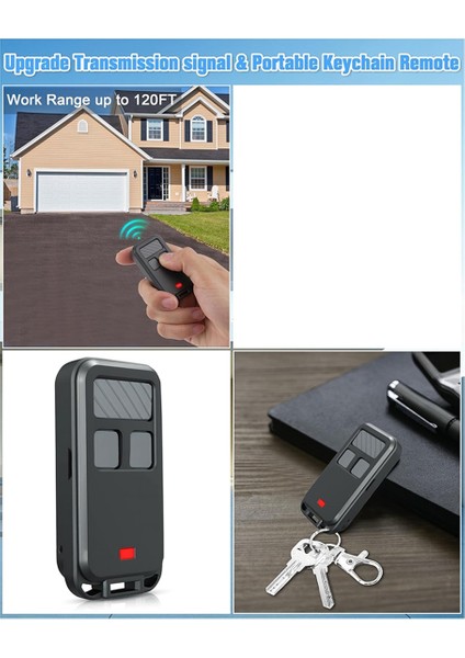 2 Adet 890MAX Garaj Kapısı Uzaktan Kumandası, 877MAX Garaj Kapısı Açma Tuş Takımı, Garaj Kapısı Açma Aleti Içincraftsman (Yurt Dışından) modelleri