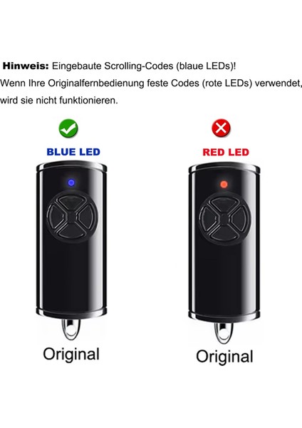 2'li Garaj Kapısı El Tipi Verici Uzaktan Kumanda 868.3 Bs Mhz Garaj Kapısı Açacağı Hormann HSE-4-868-BS Için (Yurt Dışından) indirimleri