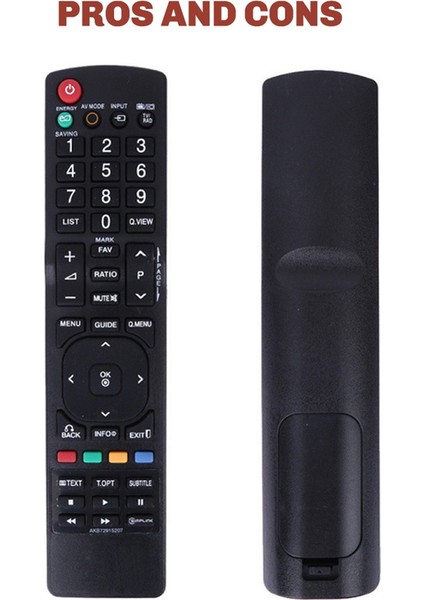 Lg LCD Tv'ler Için Evrensel Yedek Uzaktan Kumanda AKB72915207 32LD460 37LD450 47LD420 (Yurt Dışından) modelleri