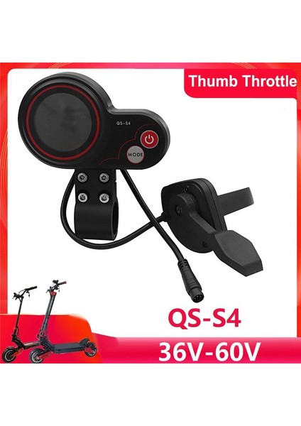 Qs-S4 36V-60V Başparmak Gazı LCD Ekran Metre Kiti Sıfır 8 8x 10X Için (Yurt Dışından) fiyatları