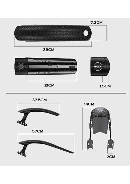 Yol Bisikleti Çamurluk Seti Hızlı Çıkarılabilir Hafif Bisiklet Çamurlukları (Yurt Dışından) fiyatları