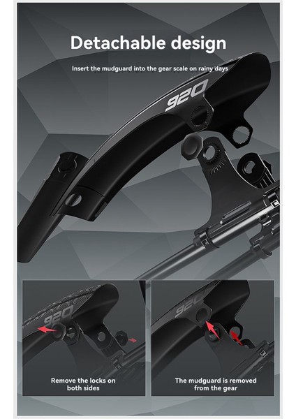 Yol Bisikleti Çamurluk Seti Hızlı Çıkarılabilir Hafif Bisiklet Çamurlukları (Yurt Dışından) modelleri