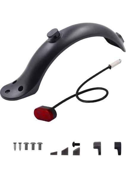 Xiaomi M365 ve 1s Elektrikli Scooter Için Arka Lambalı Çamurluk Yedek Parça Tamiri, Kancalı Çamurluk Parçaları (Yurt Dışından) fiyatları