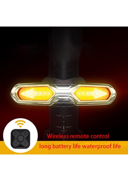 Bisiklet Dönüş Sinyal Lambası Akıllı Kablosuz Uzaktan Kumandalı Bisiklet Arka Lambası Mtb Yol Bisikleti Elektrikli Araç Için Bisiklet Arka Lambası (Yurt Dışından) indirimleri