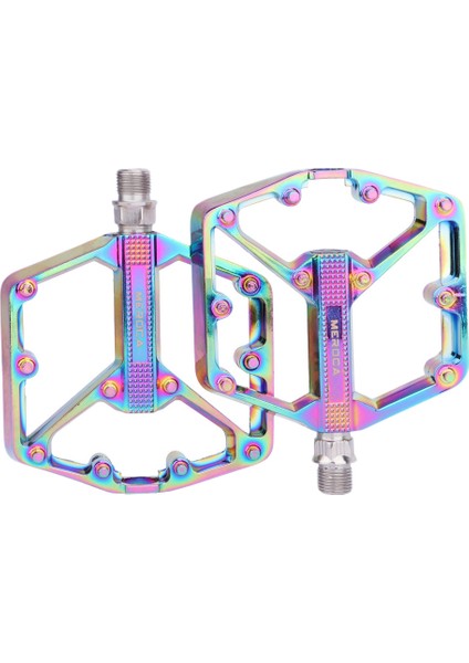 Meroca Bisiklet Pedalı Mtb Du Genişletilmiş Alüminyum Alaşımlı Kaymaz Bisiklet Pedalları Bisiklet Aksesuarları Çok Renkli (Yurt Dışından)