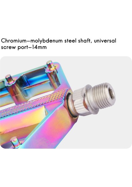 Meroca Bisiklet Pedalı Mtb Du Genişletilmiş Alüminyum Alaşımlı Kaymaz Bisiklet Pedalları Bisiklet Aksesuarları Çok Renkli (Yurt Dışından) modelleri