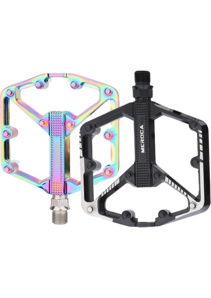 Meroca Bisiklet Pedalı Mtb Du Genişletilmiş Alüminyum Alaşımlı Kaymaz Bisiklet Pedalları Bisiklet Aksesuarları Çok Renkli (Yurt Dışından) fırsatları