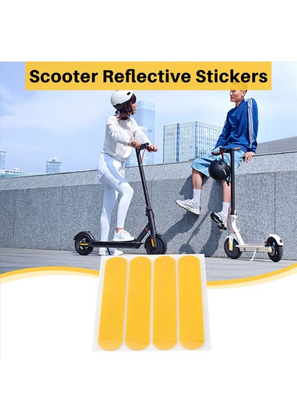 Ninebot Max G30 Scooter Için Uyarı Şeridi Gece Yansıtıcı Çıkartmalar (Yurt Dışından) indirimleri