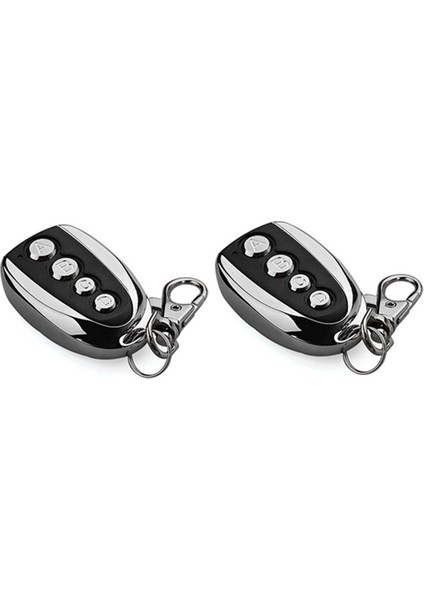 2 Adet 433.92MHZ Garaj Kapıları ve Girişleri Için Evrensel Uzaktan Kumanda 4 Düğmeli Anahtarlık Çoğaltıcı Garaj Kapısı Açacağı (Yurt Dışından)