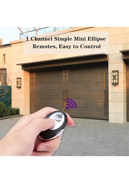 2 Paket 315MHZ Mor Öğrenme Düğmeli Garaj Kapısı Uzaktan Kumandası Anahtarlık Craftsman 139.53753, Liftmaster 370LM 371LM Için (Yurt Dışından) modelleri