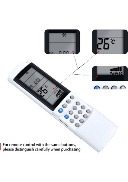 Airwell Electra Için RC08C Klima Uzaktan Kumandası Değişimi (Yurt Dışından) modelleri