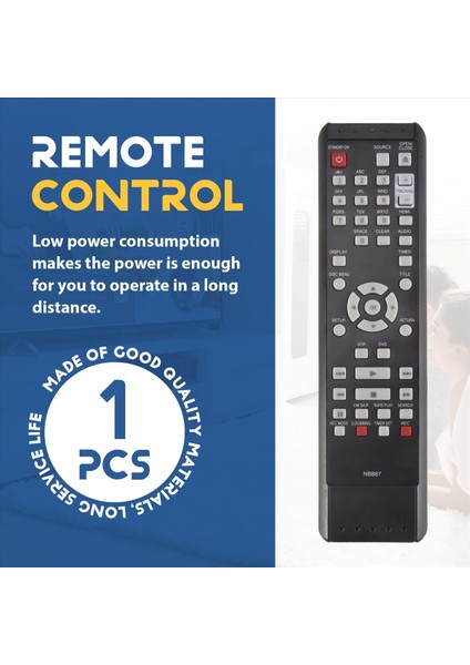 Magnavox DVD Vcr Combo Oynatıcı ZV427MG9A Için NB887UD Uzaktan Kumanda (Yurt Dışından) fırsatları