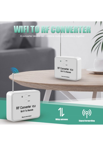 Akıllı Ev Için Uzaktan Kumanda 240-930 Mhz Yerine Wifi'dan Rf Dönüştürücü (Yurt Dışından) fırsatları