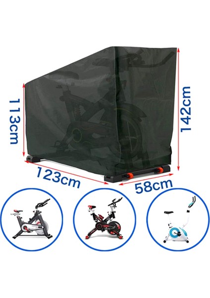 2'li Paket Siyah Egzersiz Bisikleti Kılıfı, Dik Kapalı Alan Bisikleti Koruyucu Kılıfı, Toz Geçirmez/su Geçirmez Spinning Bisiklet Kılıfı (Yurt Dışından) fiyatları