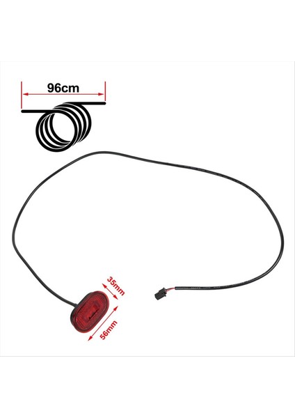 Mi4 Ultra Elektrikli Scooter Için Arka Çamurluk Fren Lambası (Yurt Dışından) fiyatları