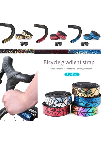 Bisiklet Gidon Bandı Bisiklet Tutacağı Bu Bisiklet Gidon Bandı ile Muhteşem Rahat Bir Sürüş Için 2'li Set, Çok Renkli (Yurt Dışından) modelleri