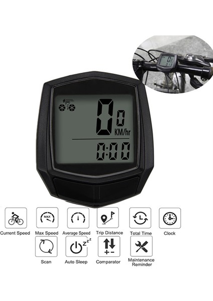 Bisiklet Hız Göstergesi Bisiklet Hız Göstergesi Zamanlayıcı Bisiklet Ekipmanı Kod Ölçer Yol Bisikleti Güç Ölçer Dağ Bisikleti (Yurt Dışından) fiyatları