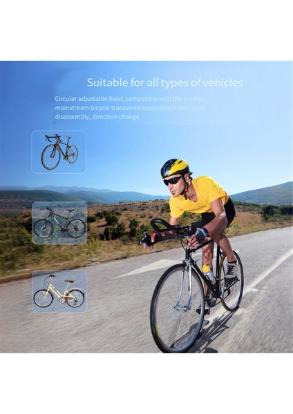 Bisiklet Işık Braketi Bisiklet LED El Feneri Hoparlör Tutucu Elastik Darbeye Dayanıklı Kayışlı Bisiklet Aksesuarları (Yurt Dışından)