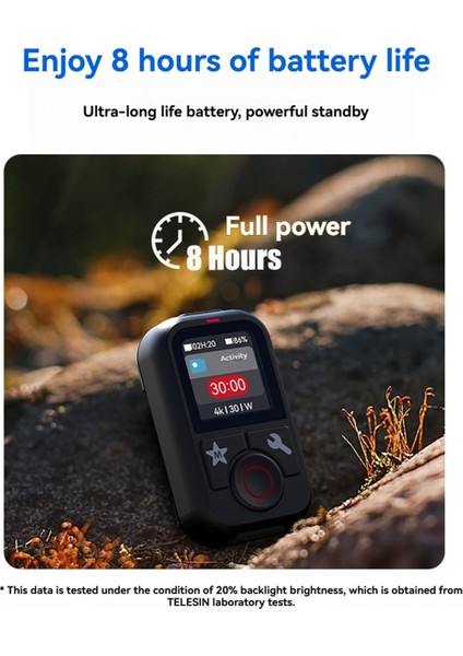 Gopro Hero 13 Için Telesın T13 Bluetooth Uzaktan Kumanda, Bilek Kayışıyla (Yurt Dışından)