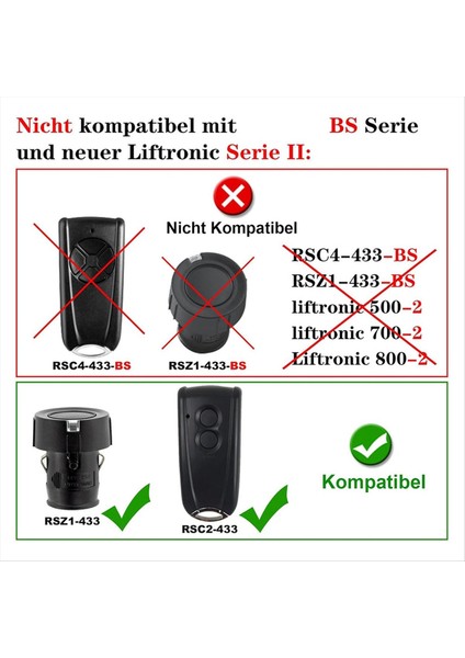 Ecostar Rse2 Rsc2 Garaj Kapısı Uzaktan Kumandası Için Uzaktan Kumanda (Yurt Dışından) fiyatları