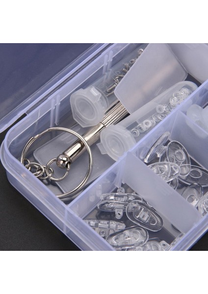 Gözlük Tamir Vidaları Alet Vida Somunu Burun Pedi Çeşit Seti (Yurt Dışından) fırsatları