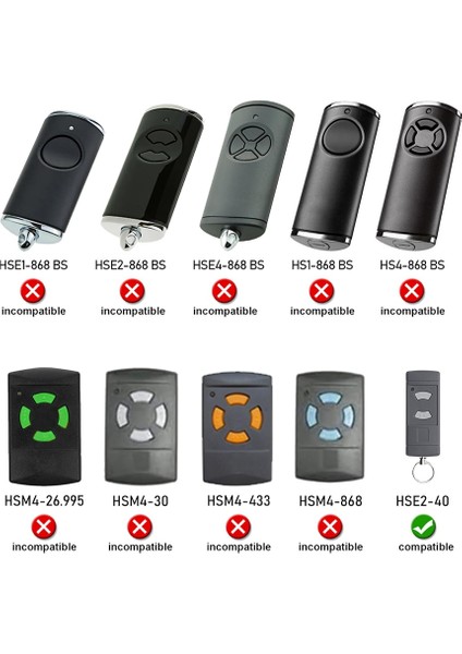 Hormann Hse2 Hsm4 Hsm2 Hse4 Hs2 Hs4 Için Garaj Kapısı El Vericisi, 40.685 Mhz Garaj Uzaktan Kumanda El Cihazı (Yurt Dışından) indirimleri