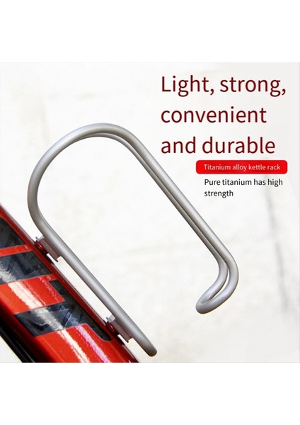 Vidalı Titanyum Alaşımlı Bisiklet Su Isıtıcısı Rafı Bisiklet Aksesuarları Stil A (Yurt Dışından) indirimleri