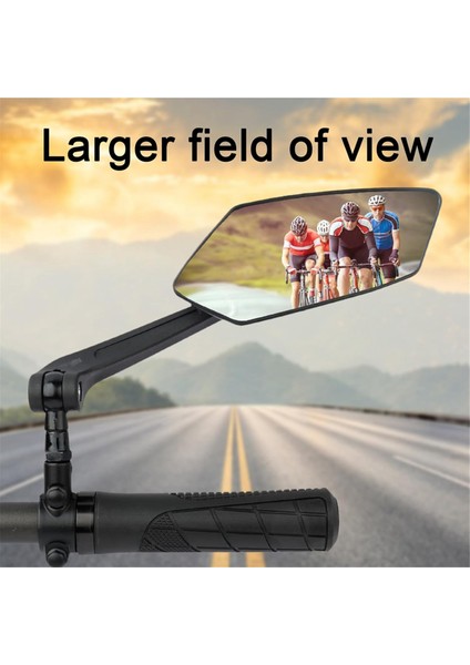 Bisiklet Aynası 2'li Paket, Bisiklet Aynaları Gidona Monte Dikiz Aynası, 360° Dönebilen Bisiklet Dikiz Aynası, Güvenli Geniş Açılı Hd (Yurt Dışından) fiyatları