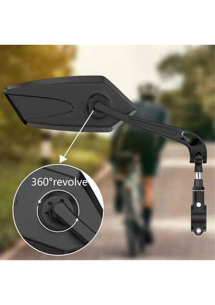 Bisiklet Aynası 2'li Paket, Bisiklet Aynaları Gidona Monte Dikiz Aynası, 360° Dönebilen Bisiklet Dikiz Aynası, Güvenli Geniş Açılı Hd (Yurt Dışından) modelleri