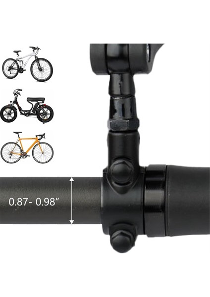 Bisiklet Aynası 2'li Paket, Bisiklet Aynaları Gidona Monte Dikiz Aynası, 360° Dönebilen Bisiklet Dikiz Aynası, Güvenli Geniş Açılı Hd (Yurt Dışından) indirimleri