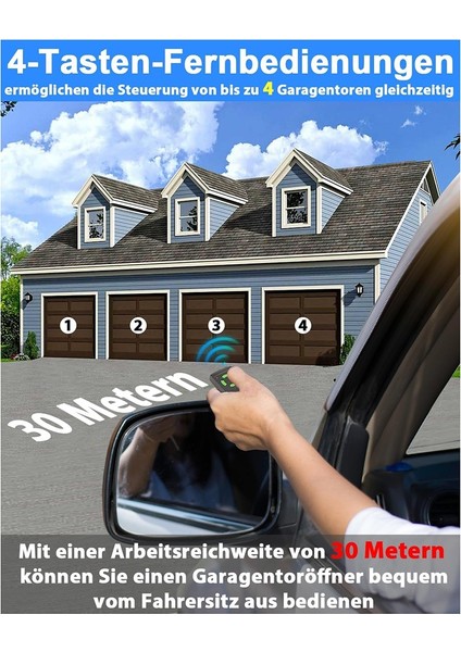 Garaj Kapısı Uzaktan Kumandası Sabit Kodlu Kopyalanabilir Hormann 26.995 Mhz (Yurt Dışından) fırsatları