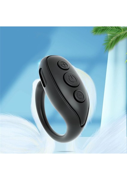 Bluetooth Uzaktan Kumandalı Sayfa Çevirici, iPhone iPad Için - Siyah (Yurt Dışından) indirimleri