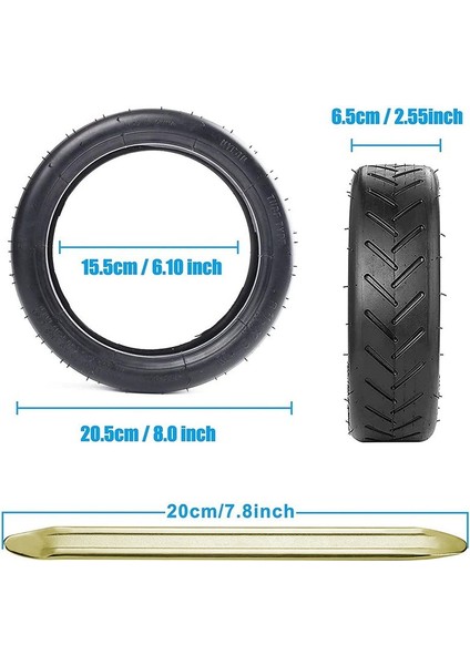 8 1/2 Scooter Lastiği ve Iç Lastik 8,5 Inç Dış ve Iç Mekan Lastikleri (Yurt Dışından) modelleri
