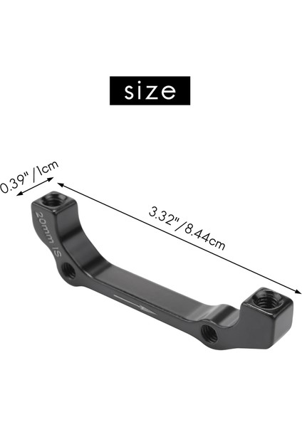 Shimano Hayes Mtb Için Disk Fren Kaliper Montaj Adaptörü Ön 180 mm Arka 160 mm (Yurt Dışından)