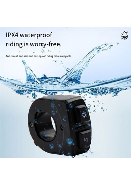 2'si 1 Arada DK21-1S Anahtar Dağ Bisikleti Scooter Korna Far Anahtarı (Yurt Dışından) fırsatları