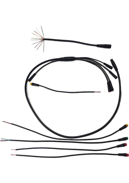 Ebike Elektrikli Bisiklet Ortak Kontrol Cihazı Dönüşümü Su Geçirmez Tel Kablo Dıy 1t5 Gaz Fren Ekran Far (Yurt Dışından)