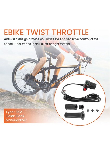 Elektrikli Bisiklet/e-Bisiklet/dağ Bisikleti Gaz Kelebeği Hız Kontrol Kolu, 36V (Yurt Dışından) modelleri